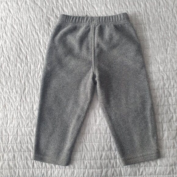 💙5/$20💙 Carter's Grey Fleece Joggers Sweatpants Size 18 Months - Picture 3 of 5